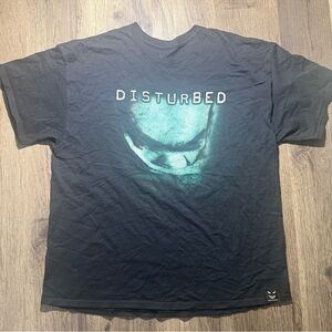 Disturbed 2025 tour Black Graphic Tee